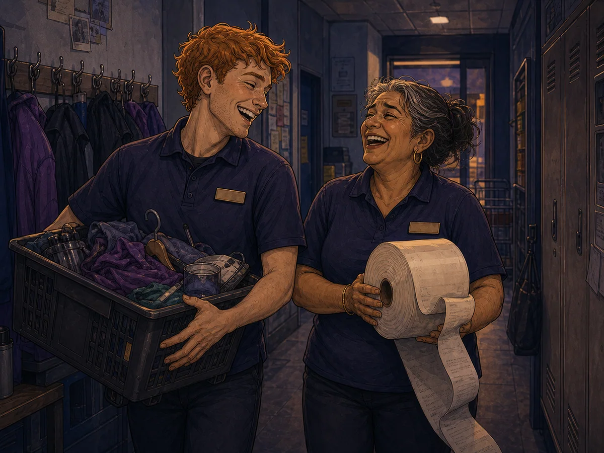 Illustrated retail workers from the Getting Out of Retail community